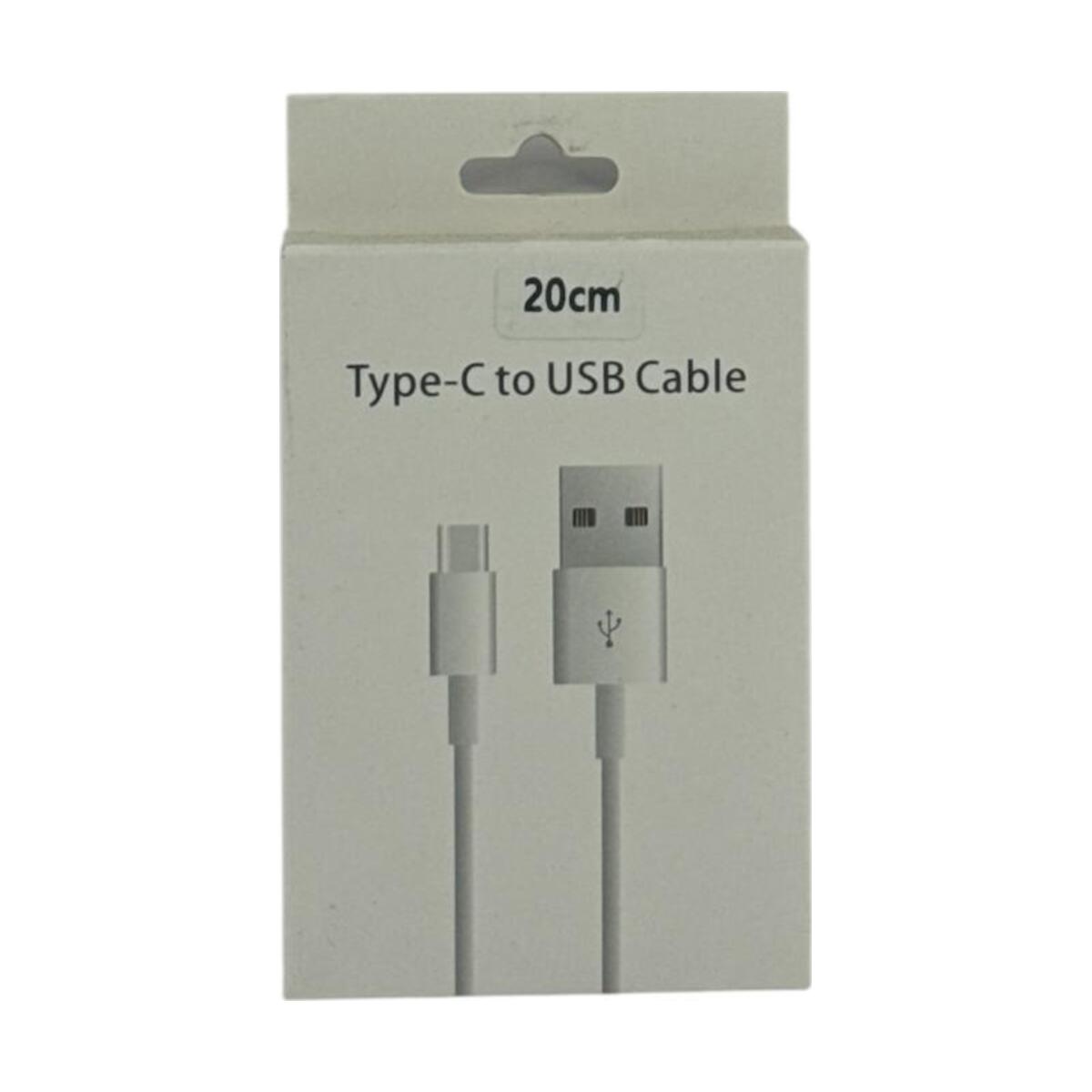Kabel Type-C naar USB 20 cm